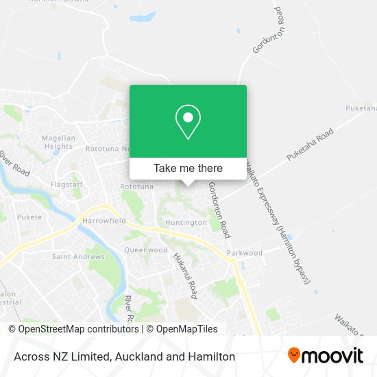 Across NZ Limited map