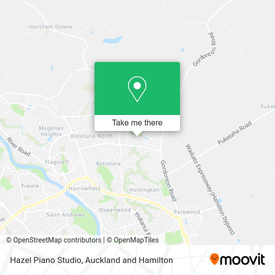 Hazel Piano Studio map