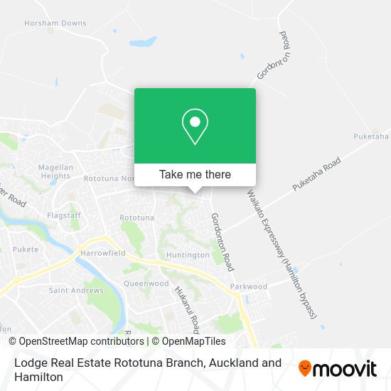 Lodge Real Estate Rototuna Branch map