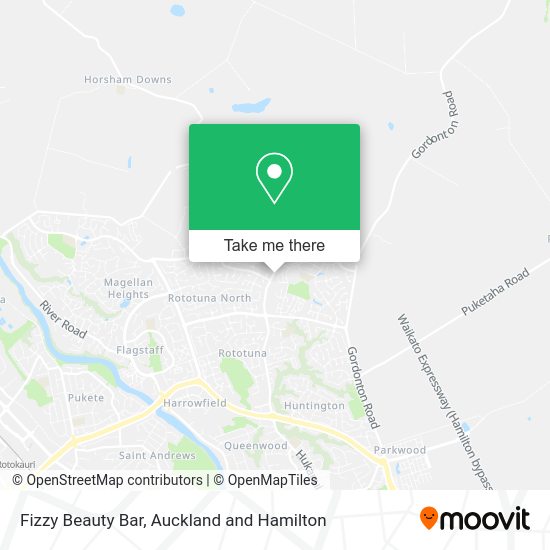 Fizzy Beauty Bar map