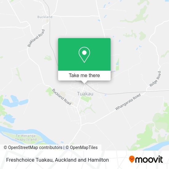 Freshchoice Tuakau map
