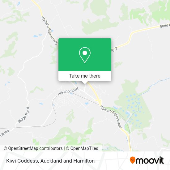 Kiwi Goddess map