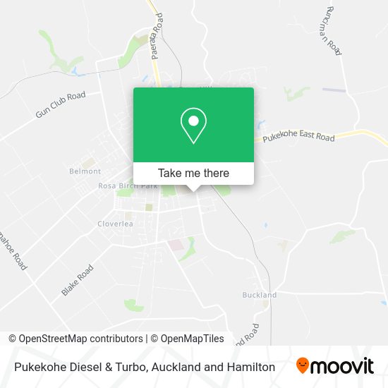 Pukekohe Diesel & Turbo map