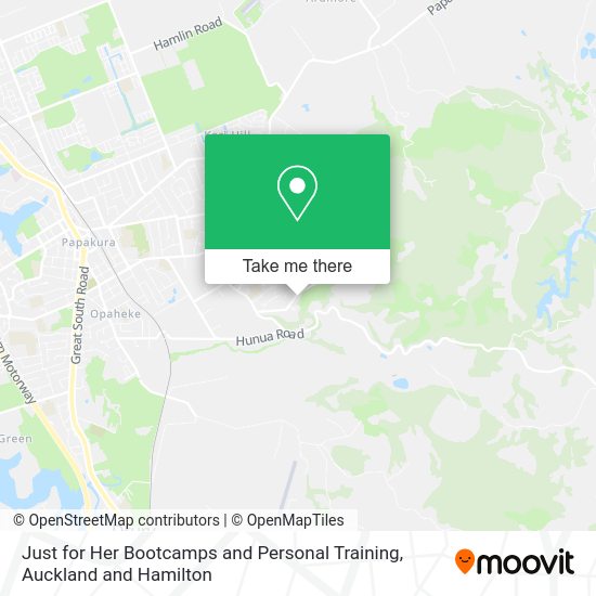 Just for Her Bootcamps and Personal Training map