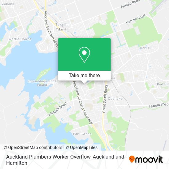Auckland Plumbers Worker Overflow map