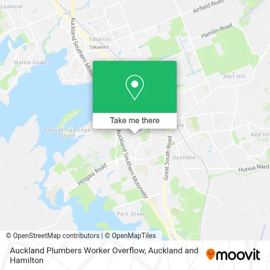 Auckland Plumbers Worker Overflow map