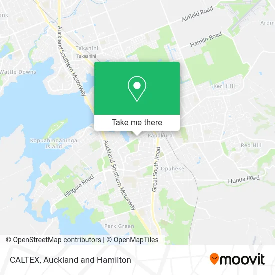 CALTEX map