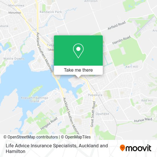 Life Advice Insurance Specialists map