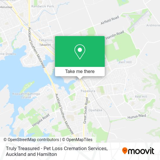 Truly Treasured - Pet Loss Cremation Services map