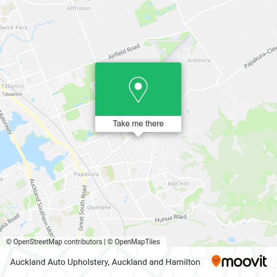 Auckland Auto Upholstery map