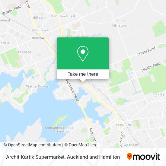 Archit Kartik Supermarket map