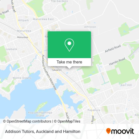 Addison Tutors map