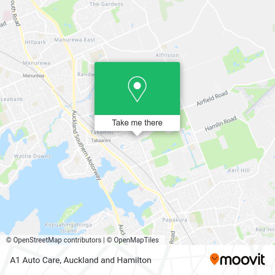 A1 Auto Care map