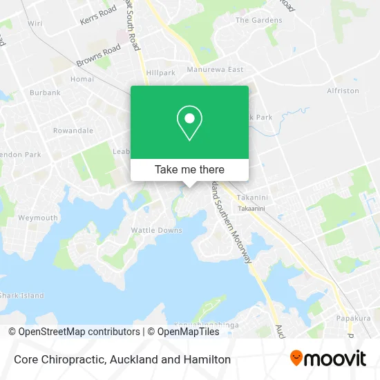 Core Chiropractic map