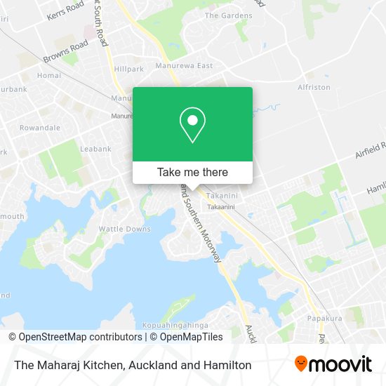 The Maharaj Kitchen map