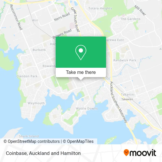 Coinbase map