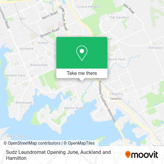 Sudz Laundromat Opening June map
