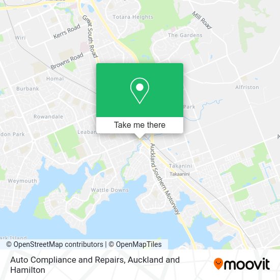 Auto Compliance and Repairs map