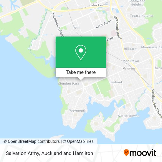 Salvation Army map