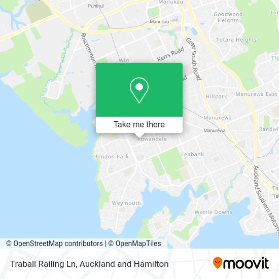 Traball Railing Ln map