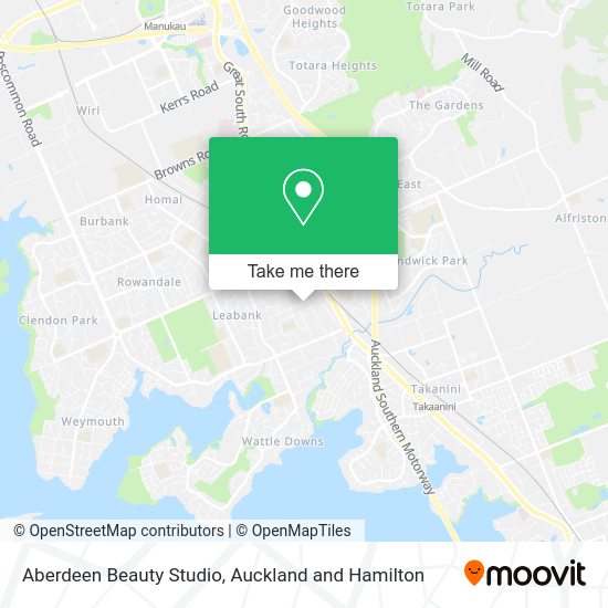 Aberdeen Beauty Studio map