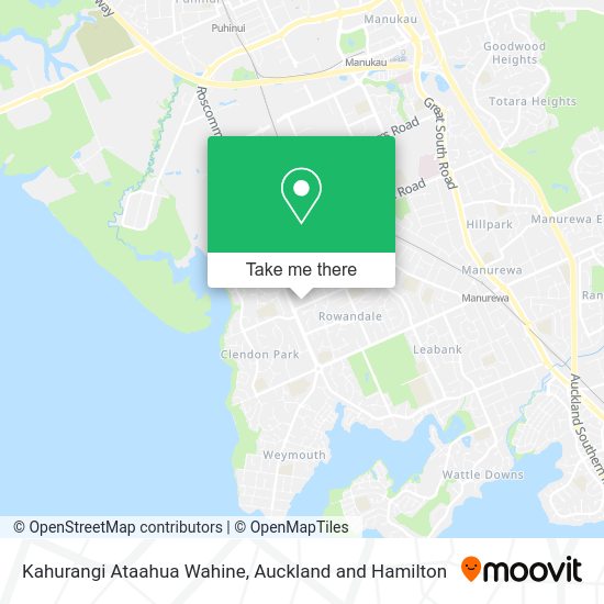 Kahurangi Ataahua Wahine map