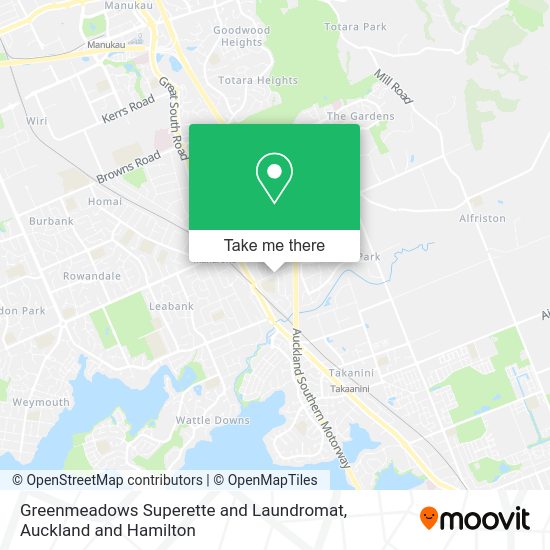 Greenmeadows Superette and Laundromat map