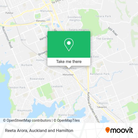 Reeta Arora map