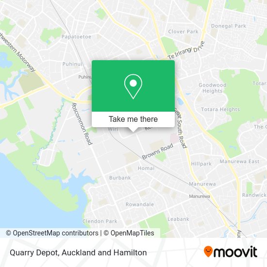 Quarry Depot map