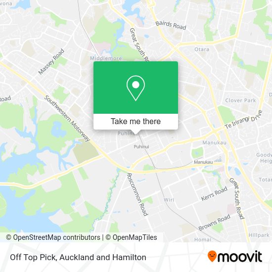 Off Top Pick map
