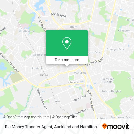 Ria Money Transfer Agent map