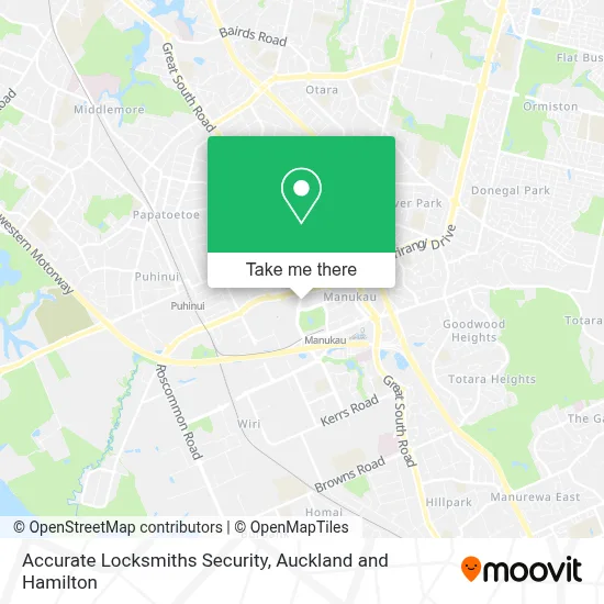 Accurate Locksmiths Security map
