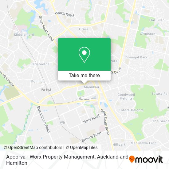 Apoorva - Worx Property Management map