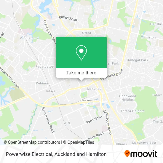 Powerwise Electrical map