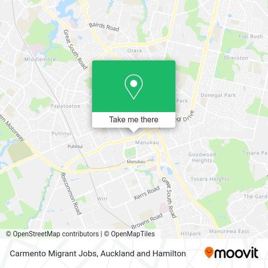 Carmento Migrant Jobs map
