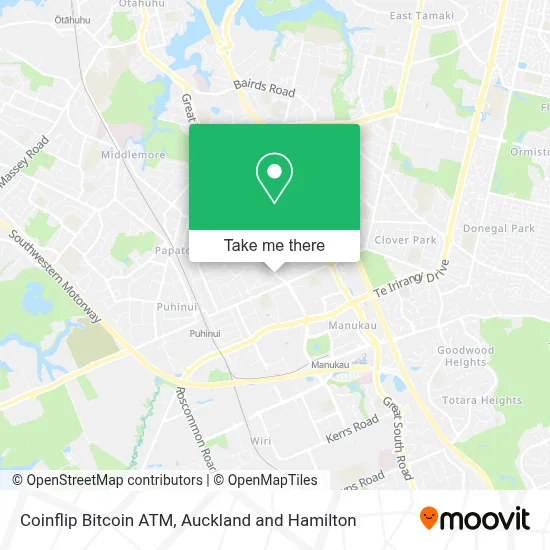 Coinflip Bitcoin ATM map