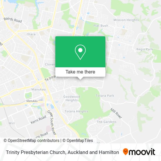 Trinity Presbyterian Church map