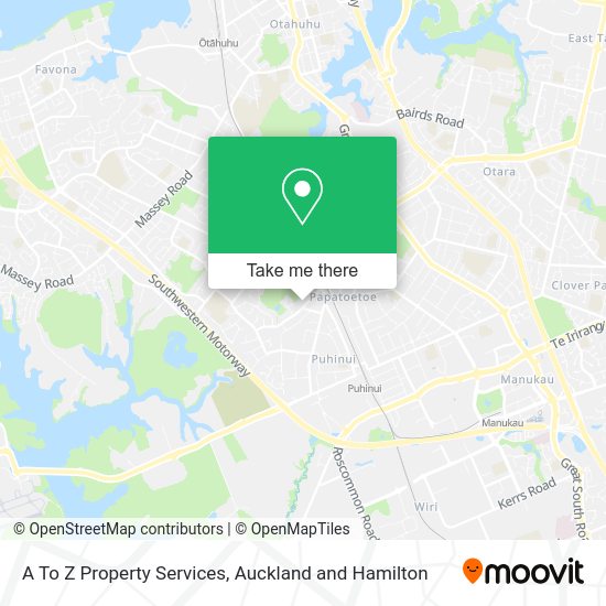 A To Z Property Services map