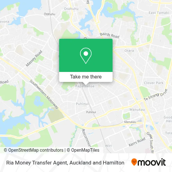 Ria Money Transfer Agent map