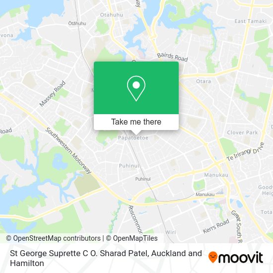 St George Suprette C O. Sharad Patel map