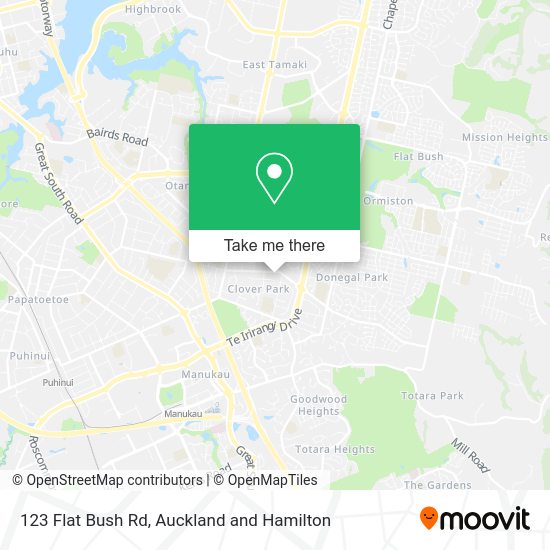 123 Flat Bush Rd map
