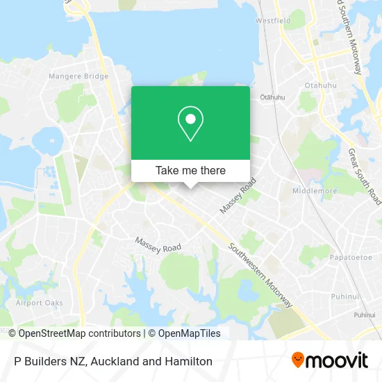 P Builders NZ map