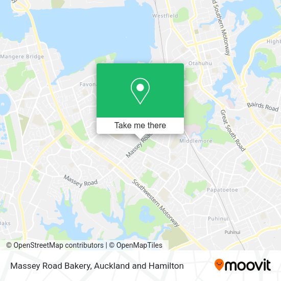 Massey Road Bakery map
