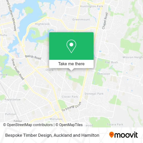 Bespoke Timber Design map