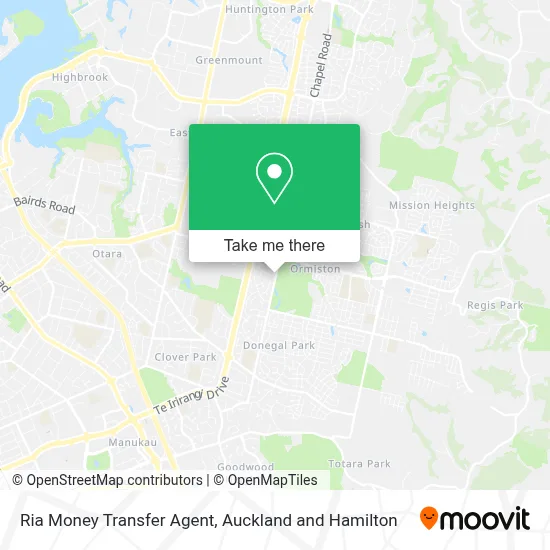 Ria Money Transfer Agent map