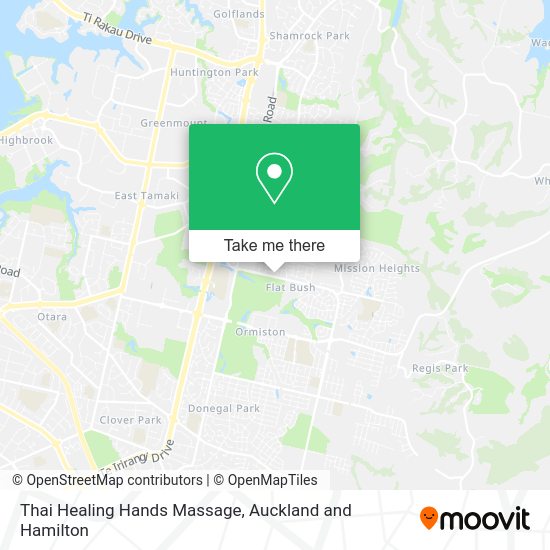 Thai Healing Hands Massage map