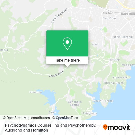 Psychodynamics Counselling and Psychotherapy map
