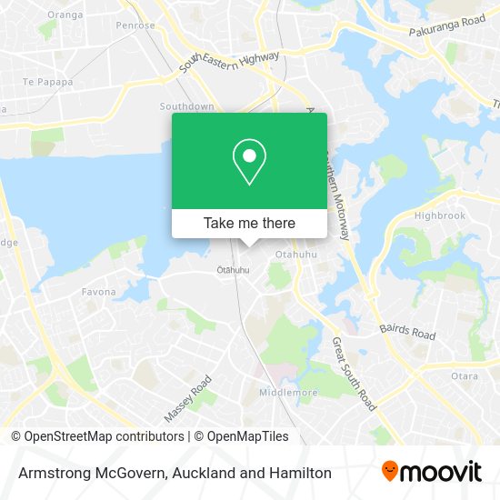 Armstrong McGovern map