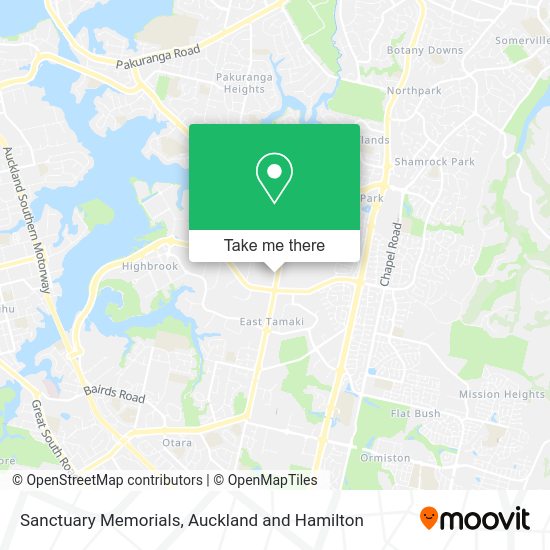 Sanctuary Memorials map