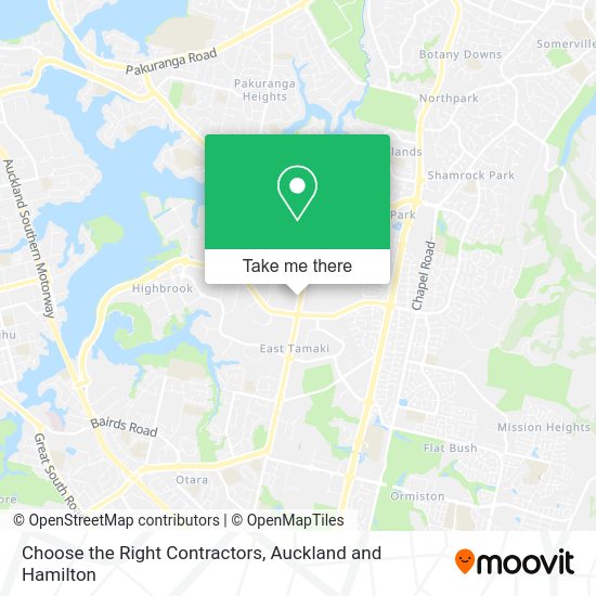 Choose the Right Contractors map